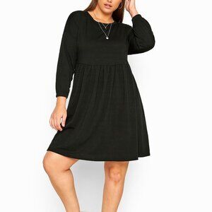 Limited Collection Women's Plus Peplum Sweatshirt Dress - US -22-24